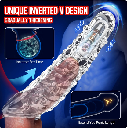 Bigger. Harder. Wilder. The Explosive Vibrating Wolf-Tooth Crystal Sleeve