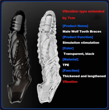 1?? Bigger. Harder. Wilder. ?? ?? The Explosive Vibrating Wolf-Tooth Crystal Sleeve ??