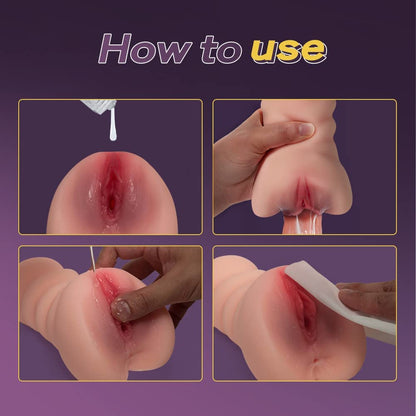 Realistic Vagina Masturbator { JUMPO}1/4